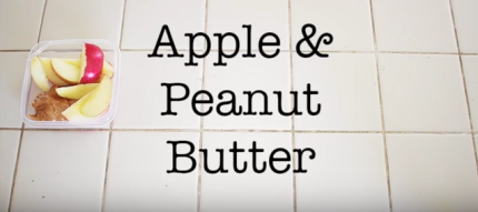 Apple and Peanut Butter
