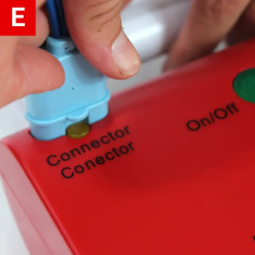 CPR Figure 22 E Connect the pads