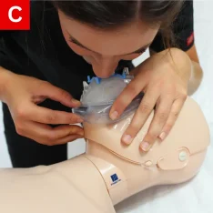 ACLS Figure 5 C delivering a breath