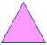 Pink Triangle Representing Missing Child Emergency
