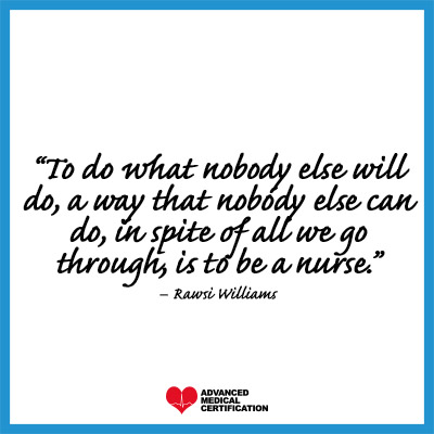 quotes to inspire you to be a leading nurse Rawsi Williams