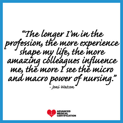 quotes to inspire you to be a leading nurse Joni Watson