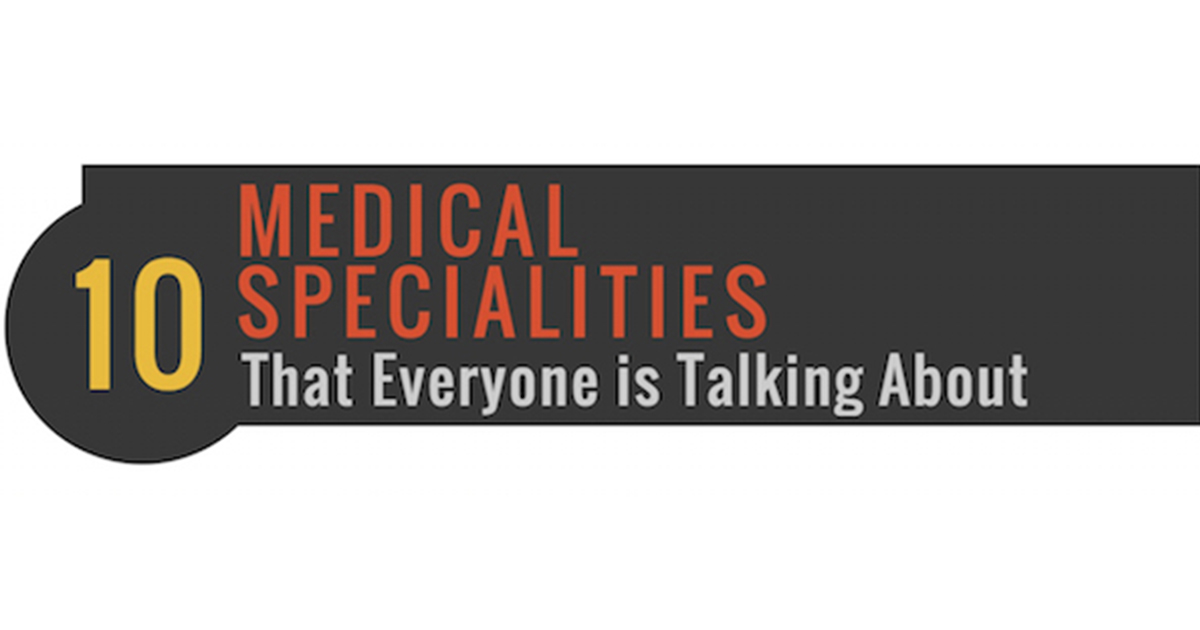 The Top 10 Medical Specialties That Everyone Is Talking About