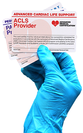 bundle-cards-ACLS hand holding bundle of provider cards
