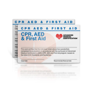 CPR, AED & First Aid