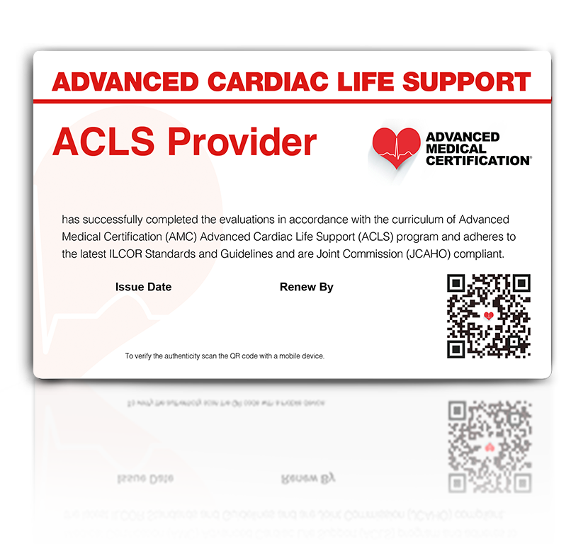 ACLS Algorithms Advanced Medical Certification