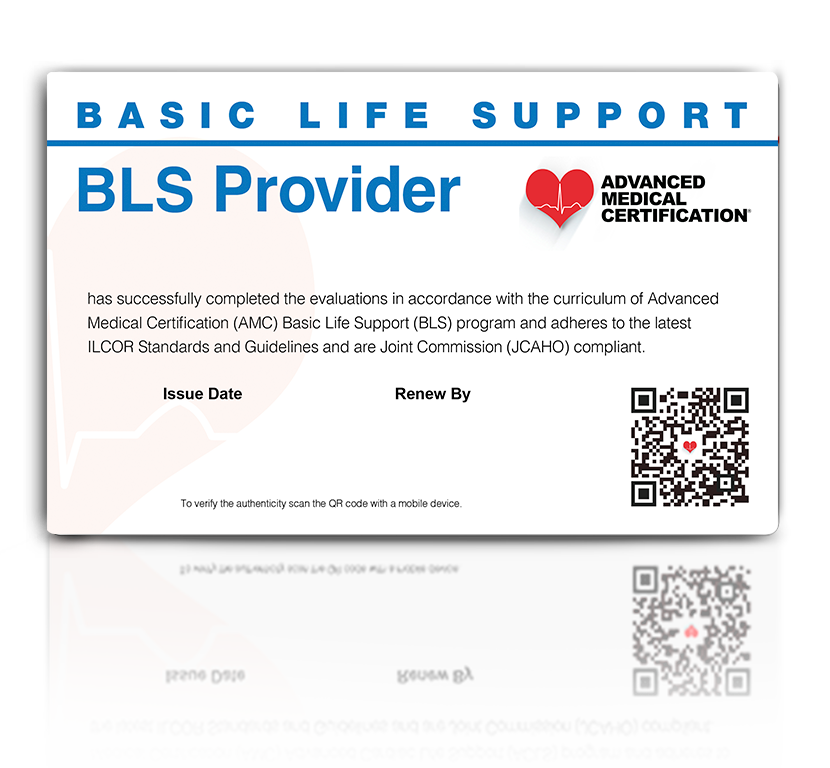 BLS Provider Card