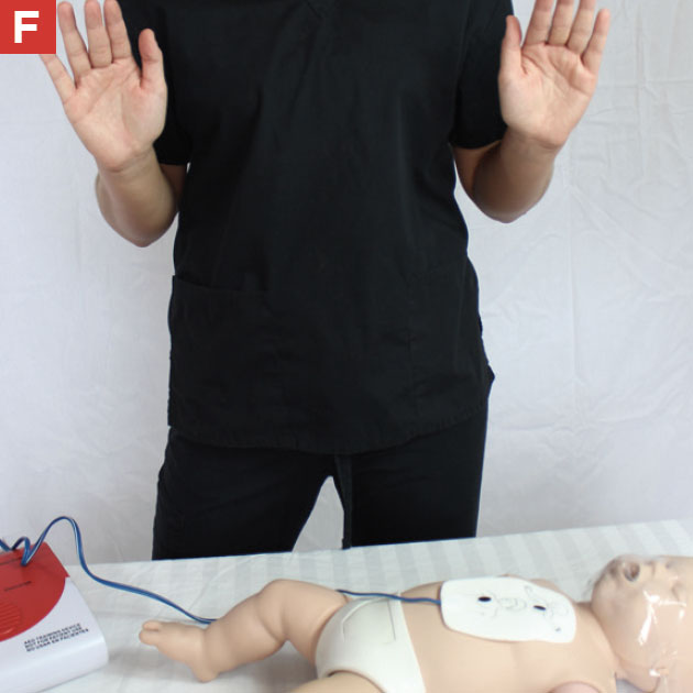 PALS AED Children Infants - Clear area