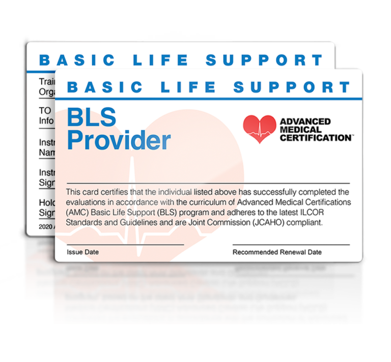 Online BLS Certification Recertification For Life Options