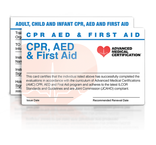 CPR AED First Aid Certification Renewal 100% Online CPR AED First Aid Certification Renewal 100% Online