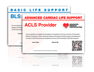 BLS and ACLS Provider Card