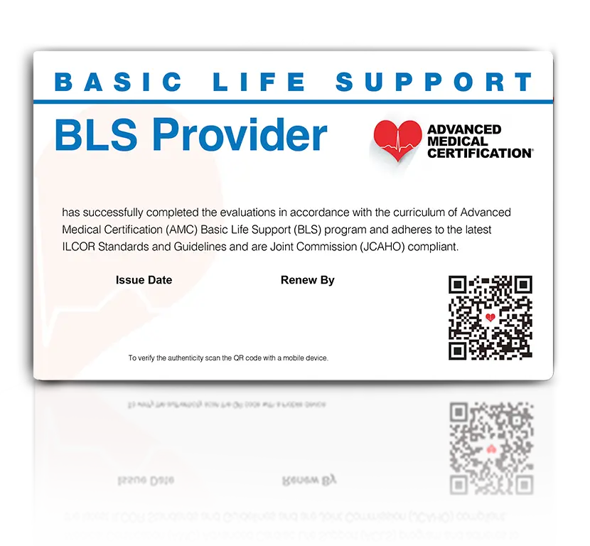 BLS AMC Front Card